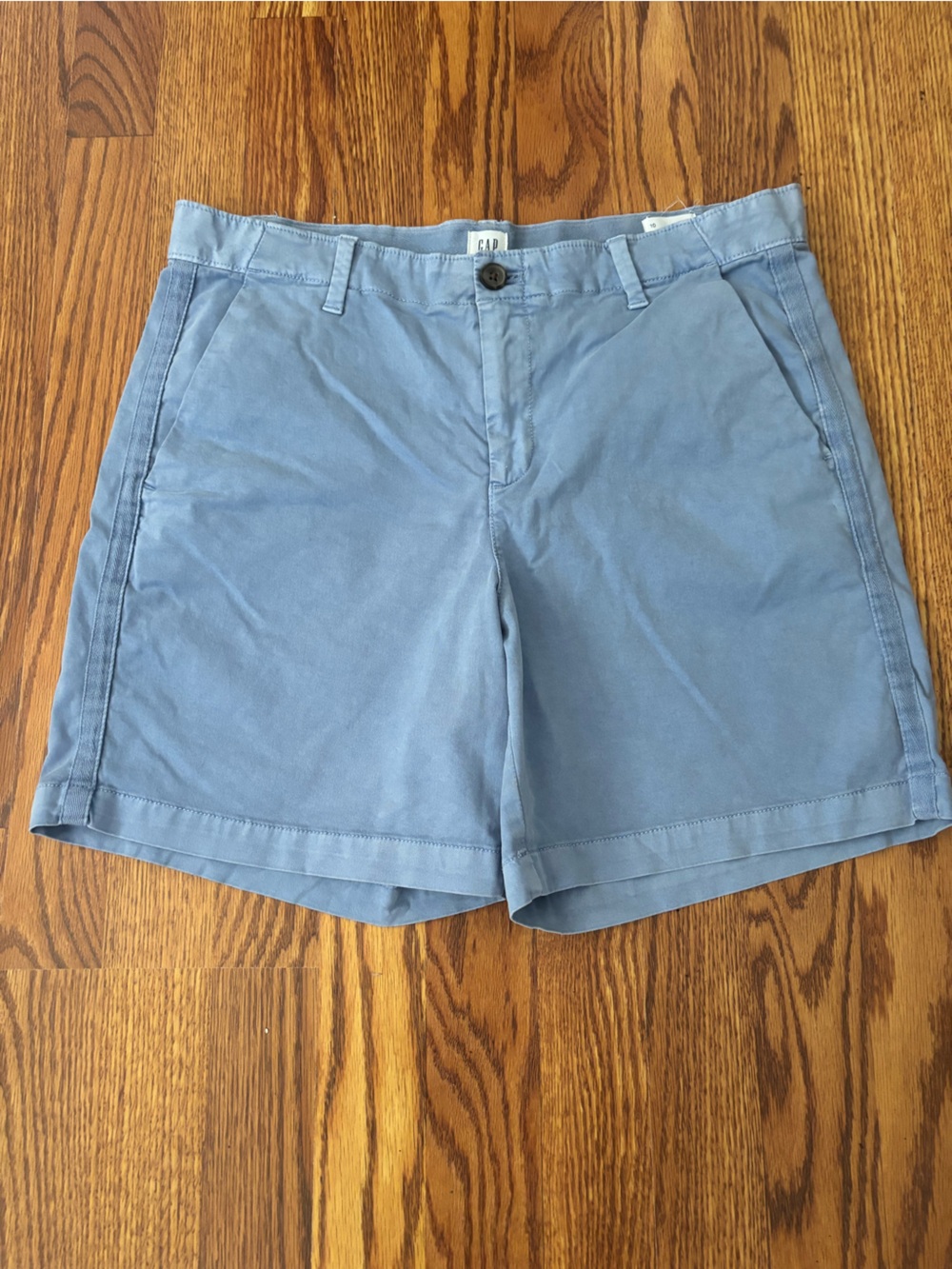GAP Women's Blue 'Girlfriend' Chino Shorts Size 10